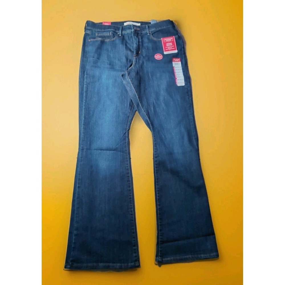 Levis‎ Signature Mid Rise Bootcut Soft Stretch Nwt 16M Denim Blue